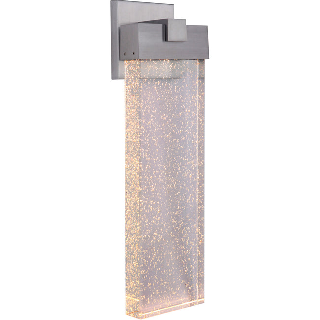 Z1624-SA-LED - Aria 1 Light 23" High Outdoor Wall Lantern - Satin Aluminum