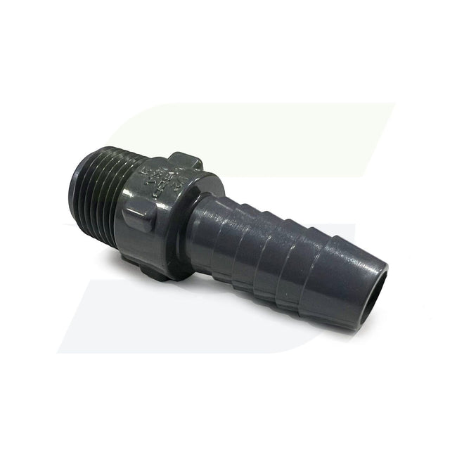 1436-005 - 1/2" PVC Barbed Insert Fitting, MIPT x Insert