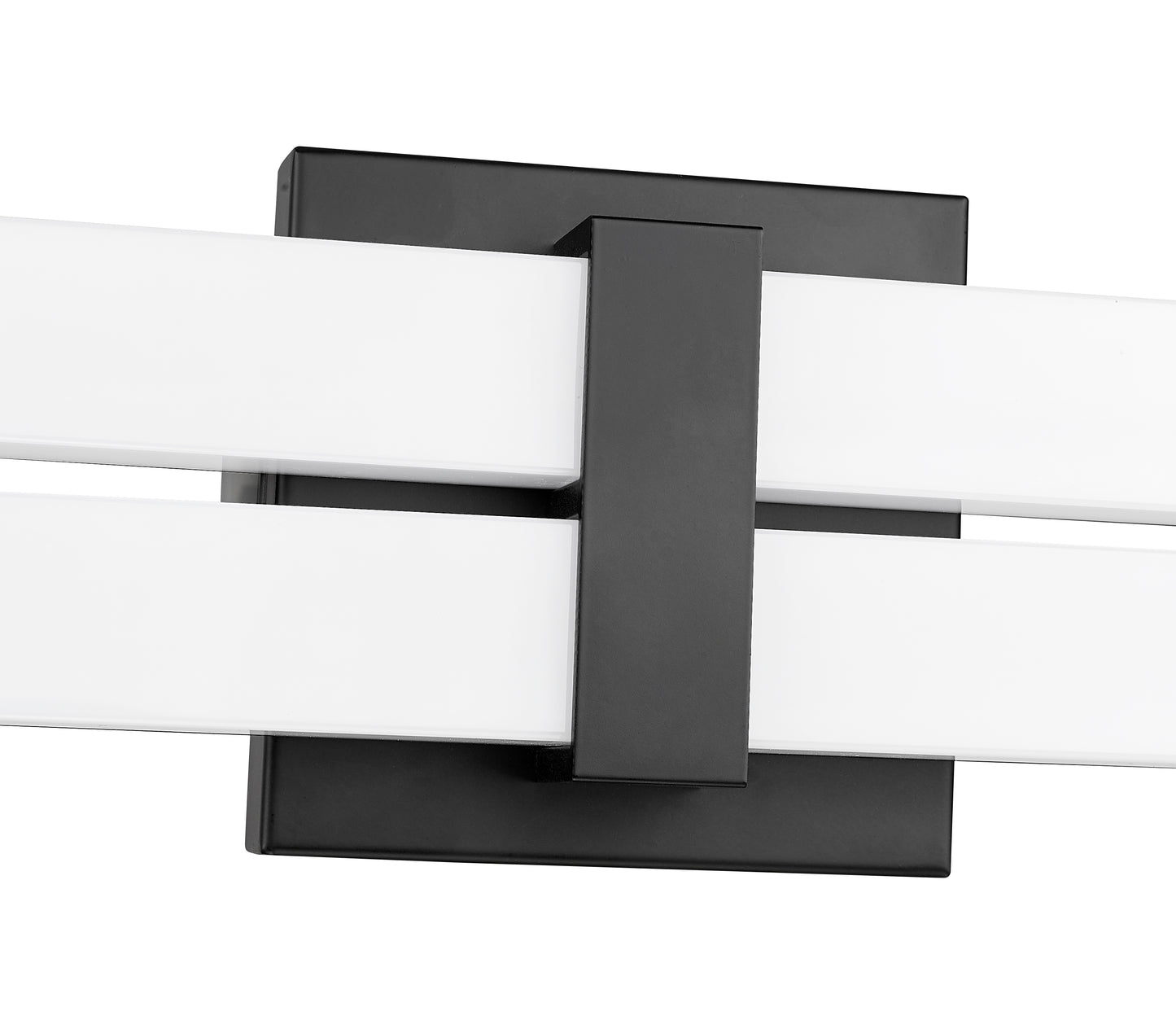 1008-40W-MB-LED - Zane 2 Light 40" Vanity - Matte Black