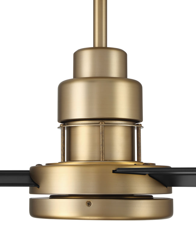 MND54SBFB3 - Mondo 54 54" 3 Blade Ceiling Fan with Light Kit - Satin Brass