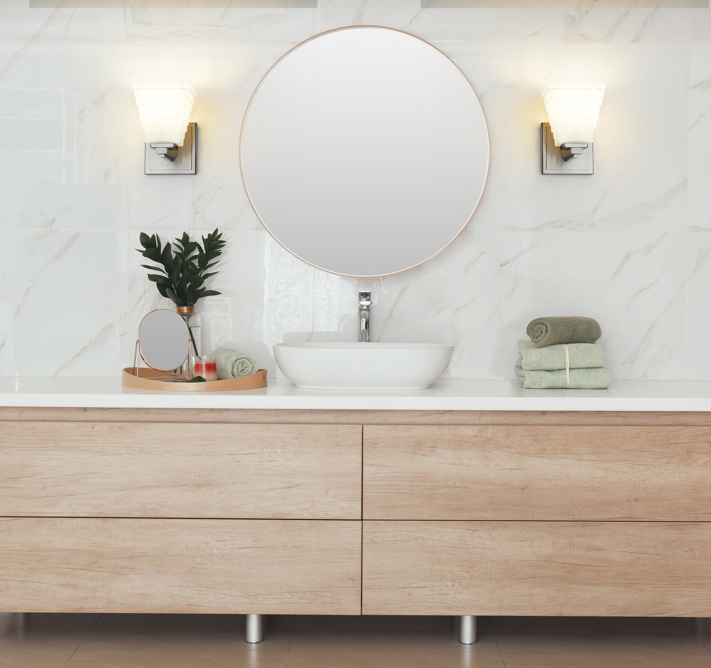 7514-1S-BN - Annalise 1 Light Wall 7" Sconce - Brushed Nickel