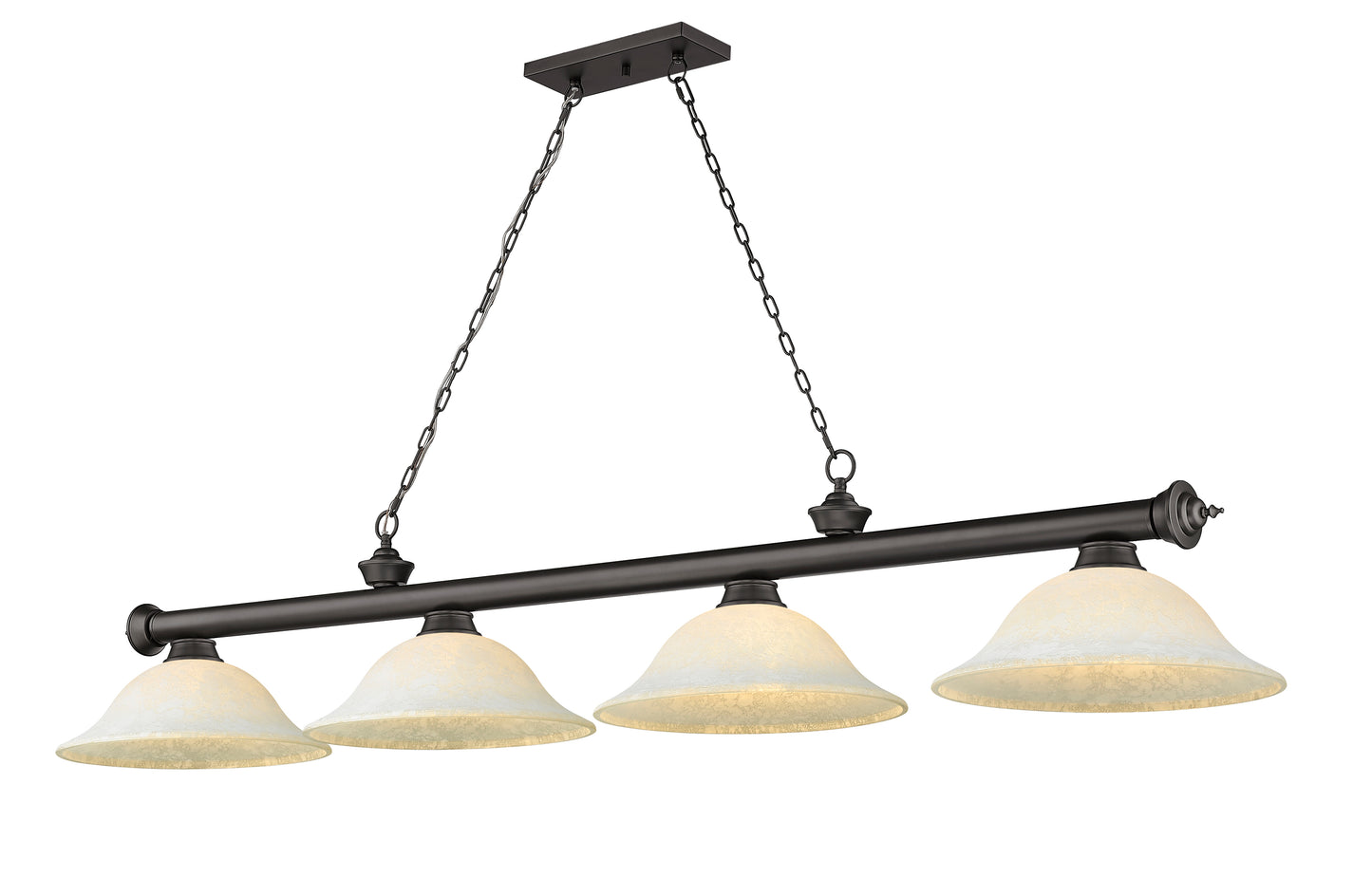 2306-4BRZ-WM16 - Cordon 4 Light 82" Billiard - Bronze