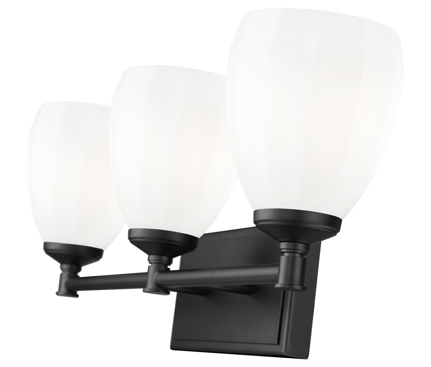 7004-3V-MB - Oren 3 Light 24" Vanity - Matte Black
