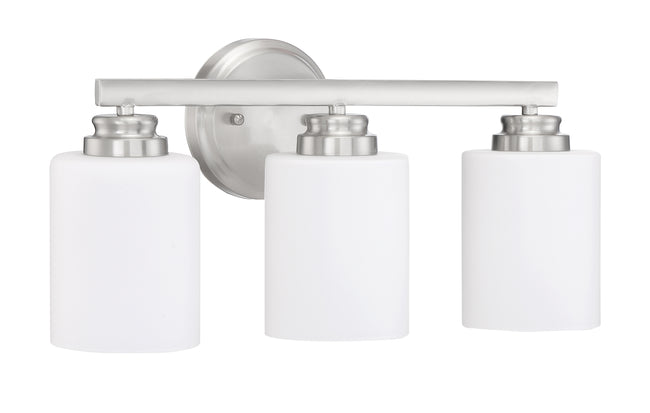 50503-BNK-WG - Bolden 3 Light 18" Wide Vanity Light - Brushed Nickel