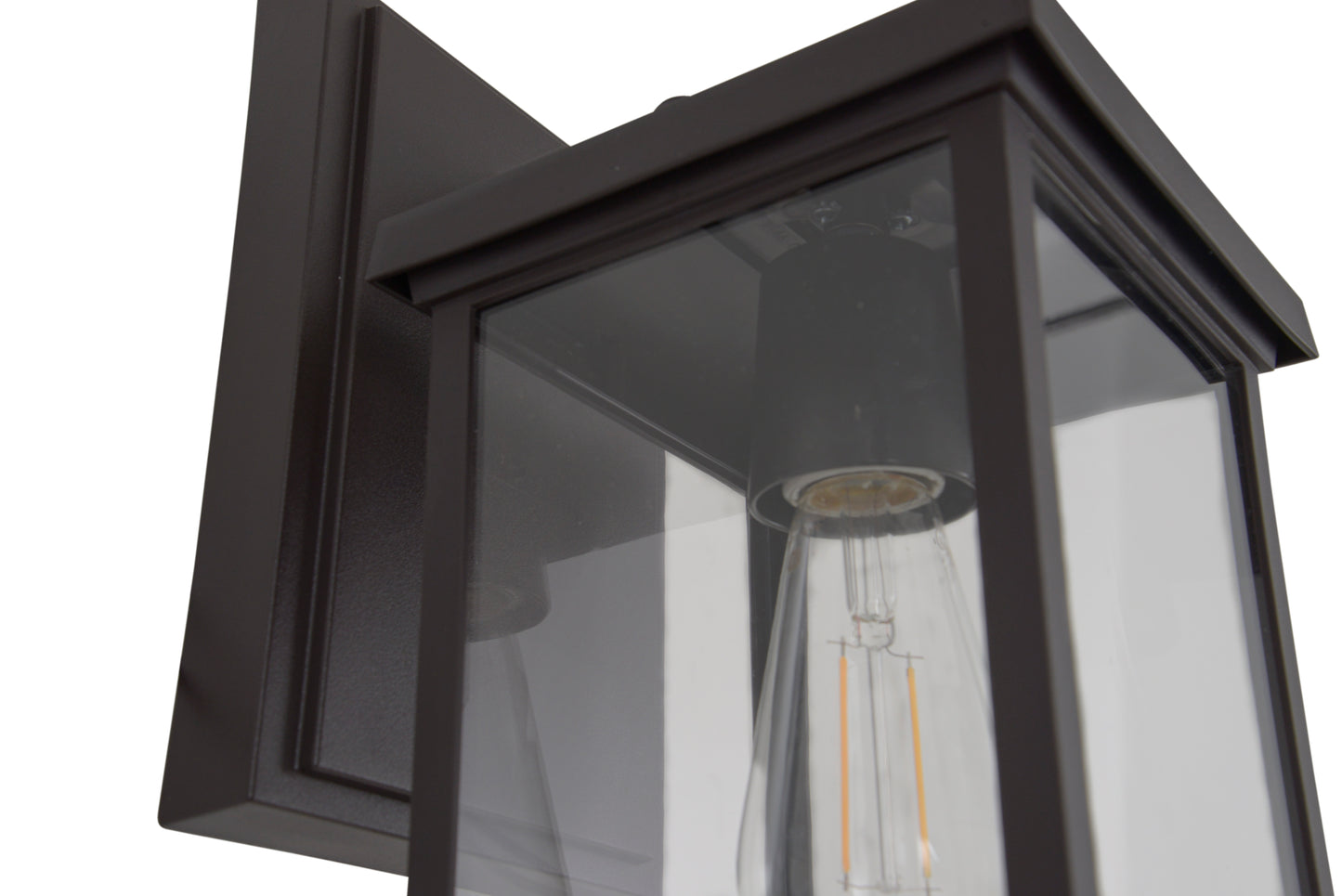 ZA2414-BZ-C - Resilience Lanterns 1 Light 14" High Outdoor Wall Lantern - Bronze