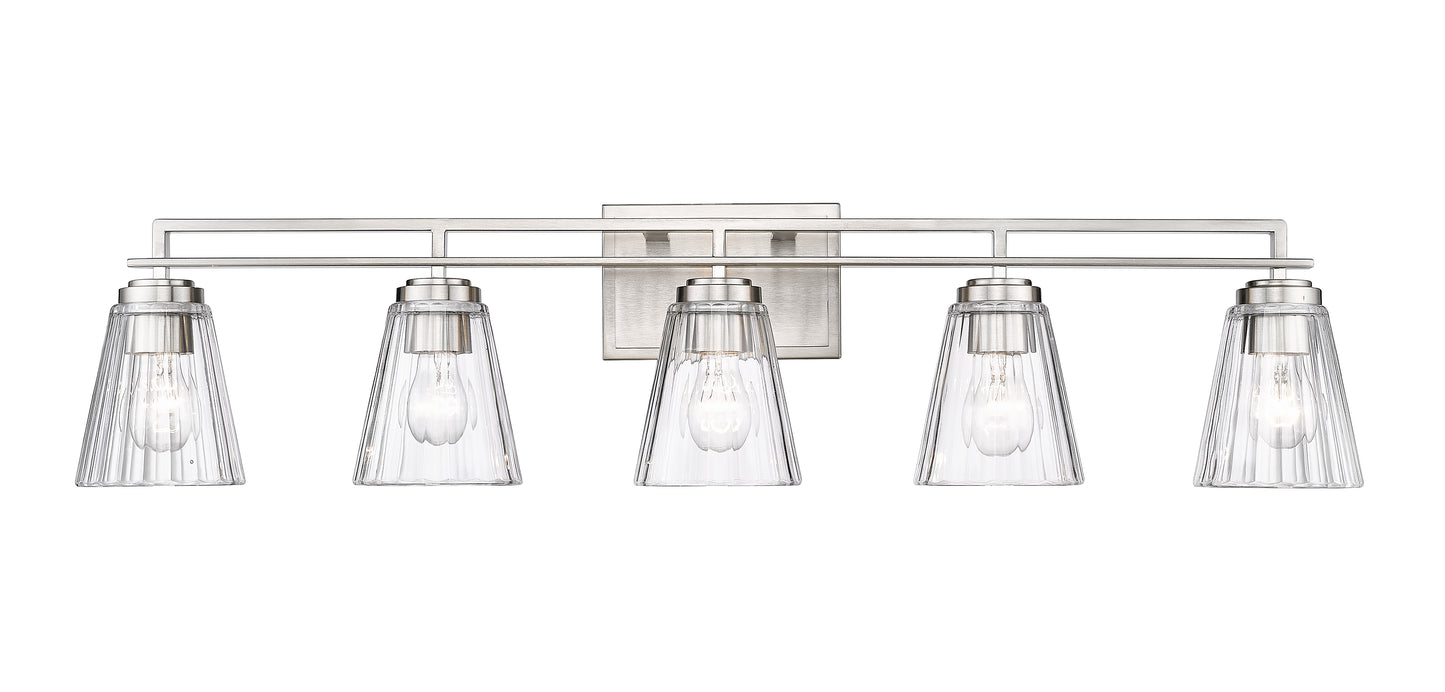 823-5V-BN - Lyna 5 Light 39" Vanity - Brushed Nickel