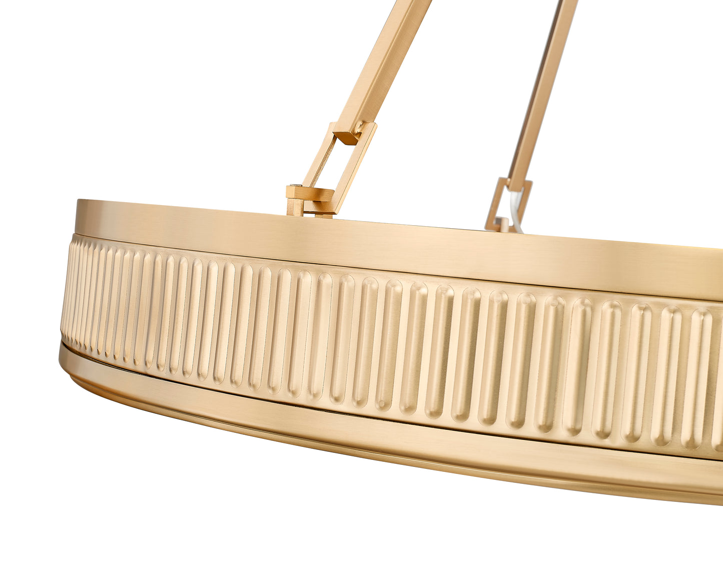 3046P32-MGLD-LED - Quinn 3 Light 32" Pendant - Modern Gold