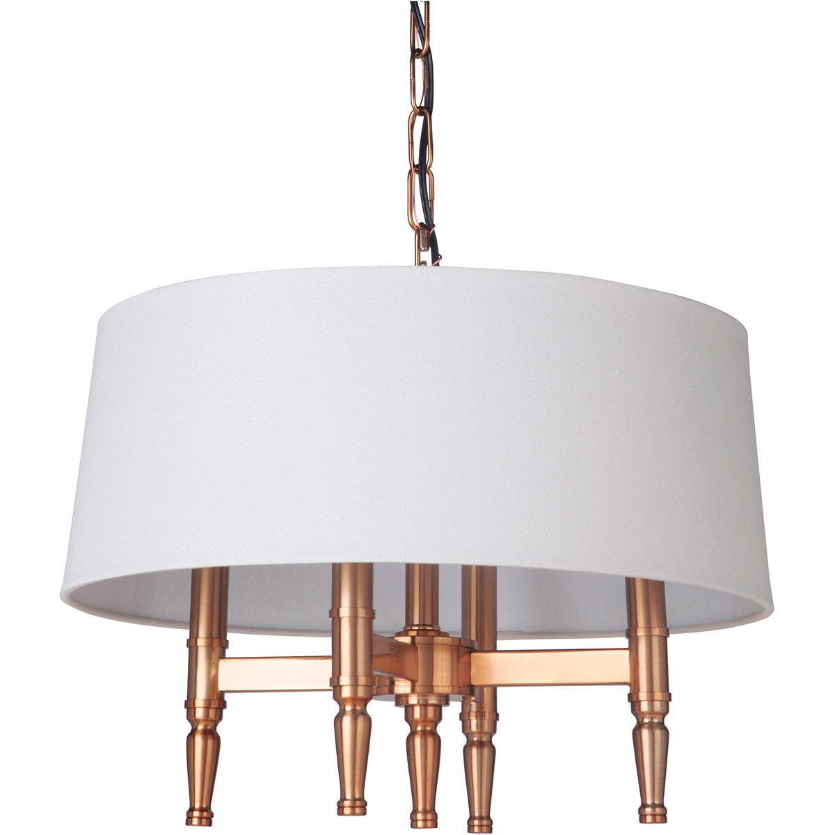 44694-SB - Ella 4 Light 18" Wide Pendant - Satin Brass