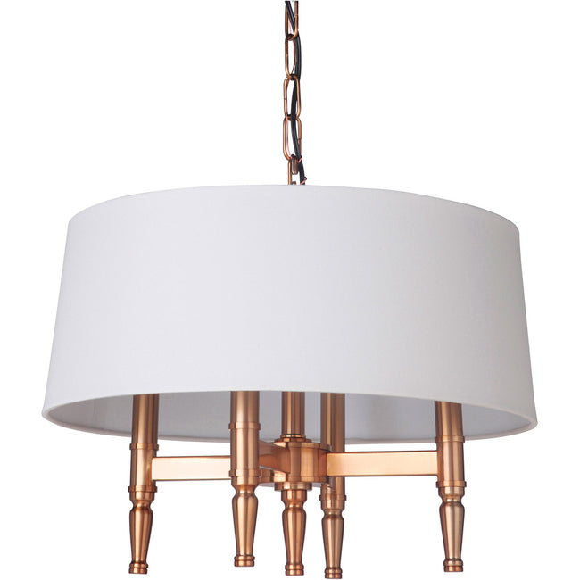 44694-SB - Ella 4 Light 18" Wide Pendant - Satin Brass