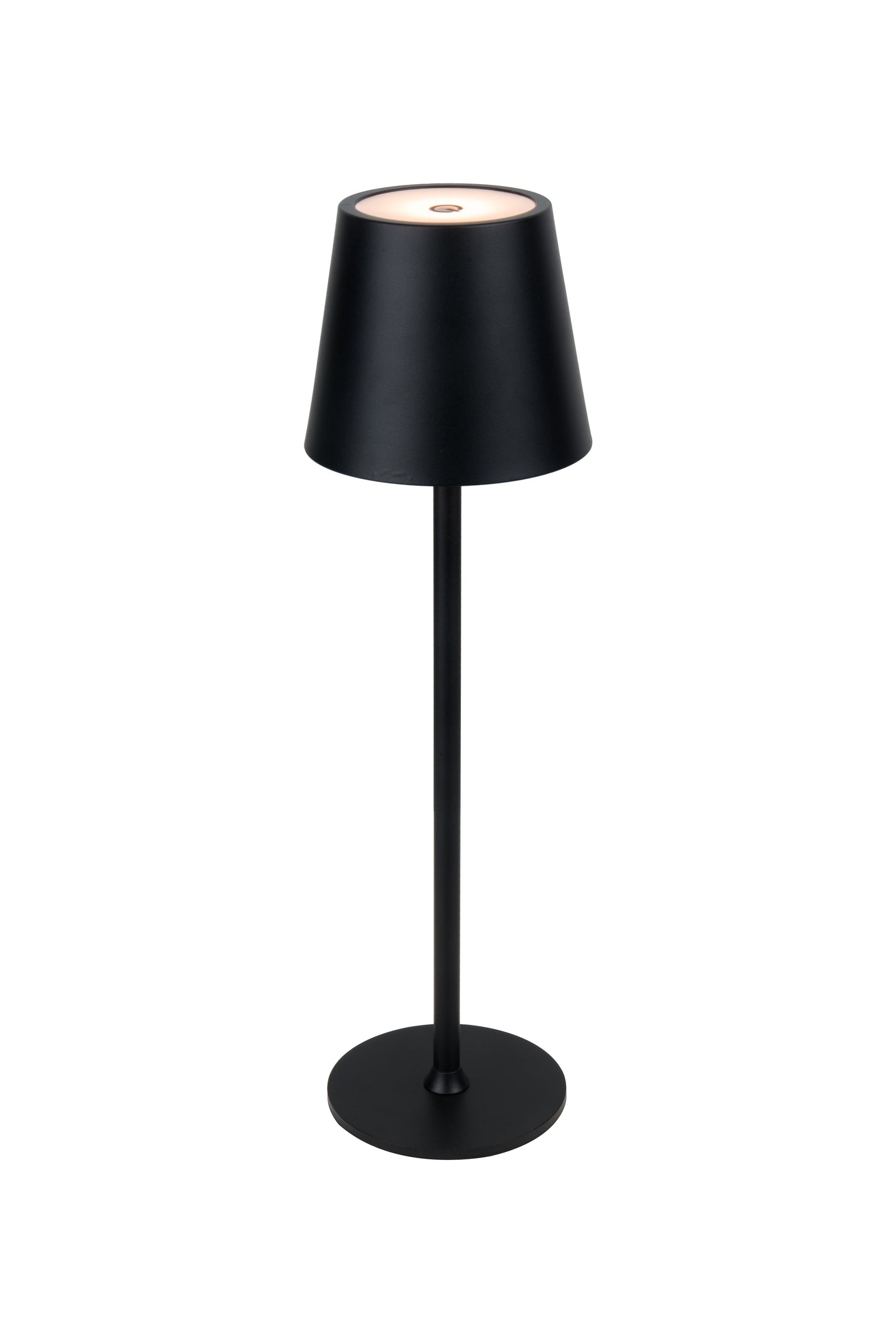 86290FB-TR - Evans 1 Light 15" High LED Rechargeable Lamp - Flat Black