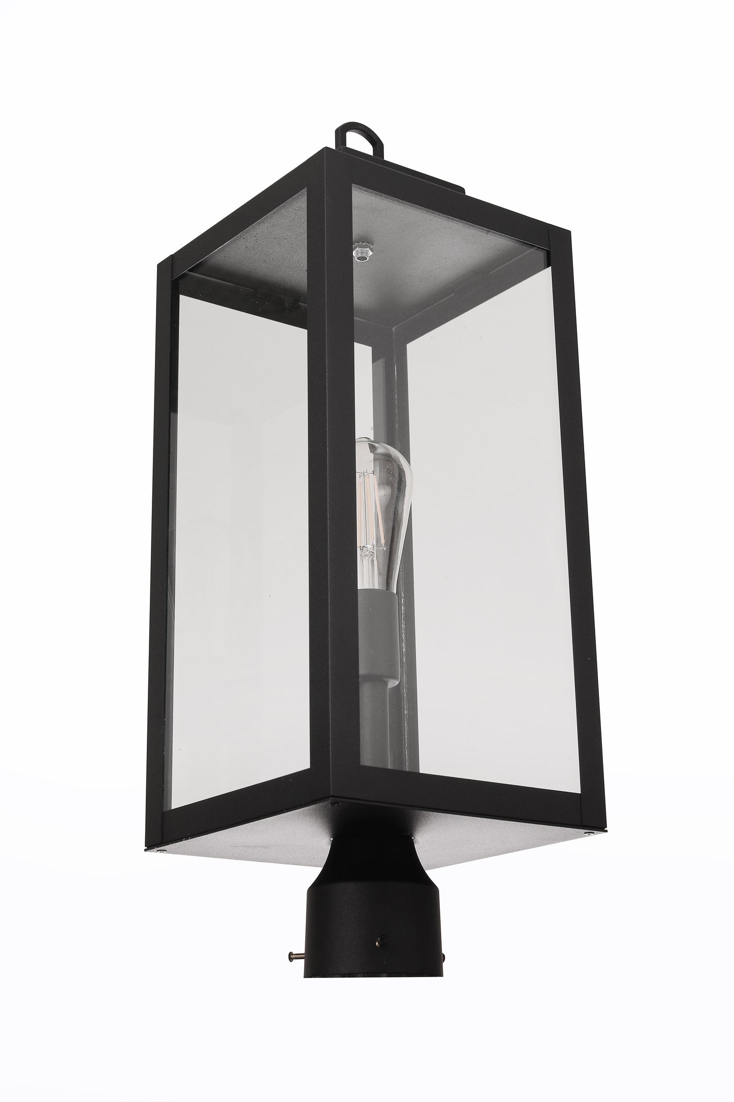 ZA6825-TB - Marin 1 Light 23" High Outdoor Post - Textured Black
