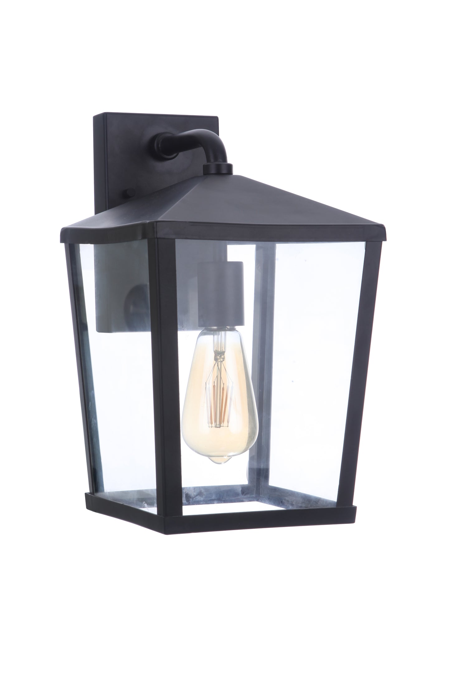 ZA4614-MN - Olsen 1 Light 13.38" High Outdoor Wall Lantern - Midnight
