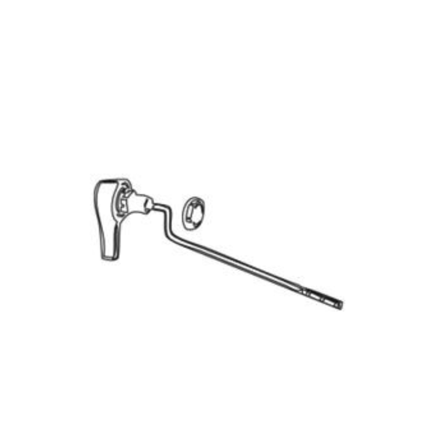 THU399#CP-A - Toilet Trip Lever - Right Hand - Chrome Plated