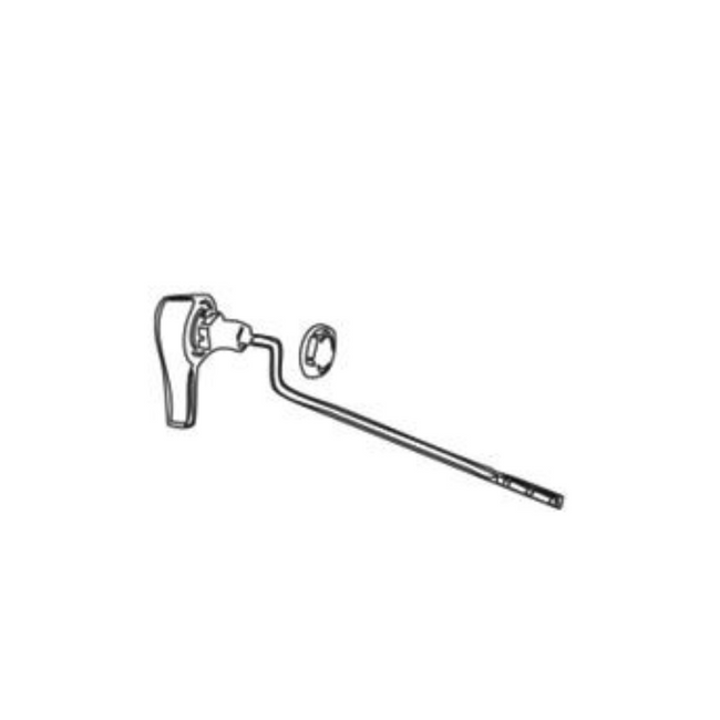 THU399#CP-A - Toilet Trip Lever - Right Hand - Chrome Plated