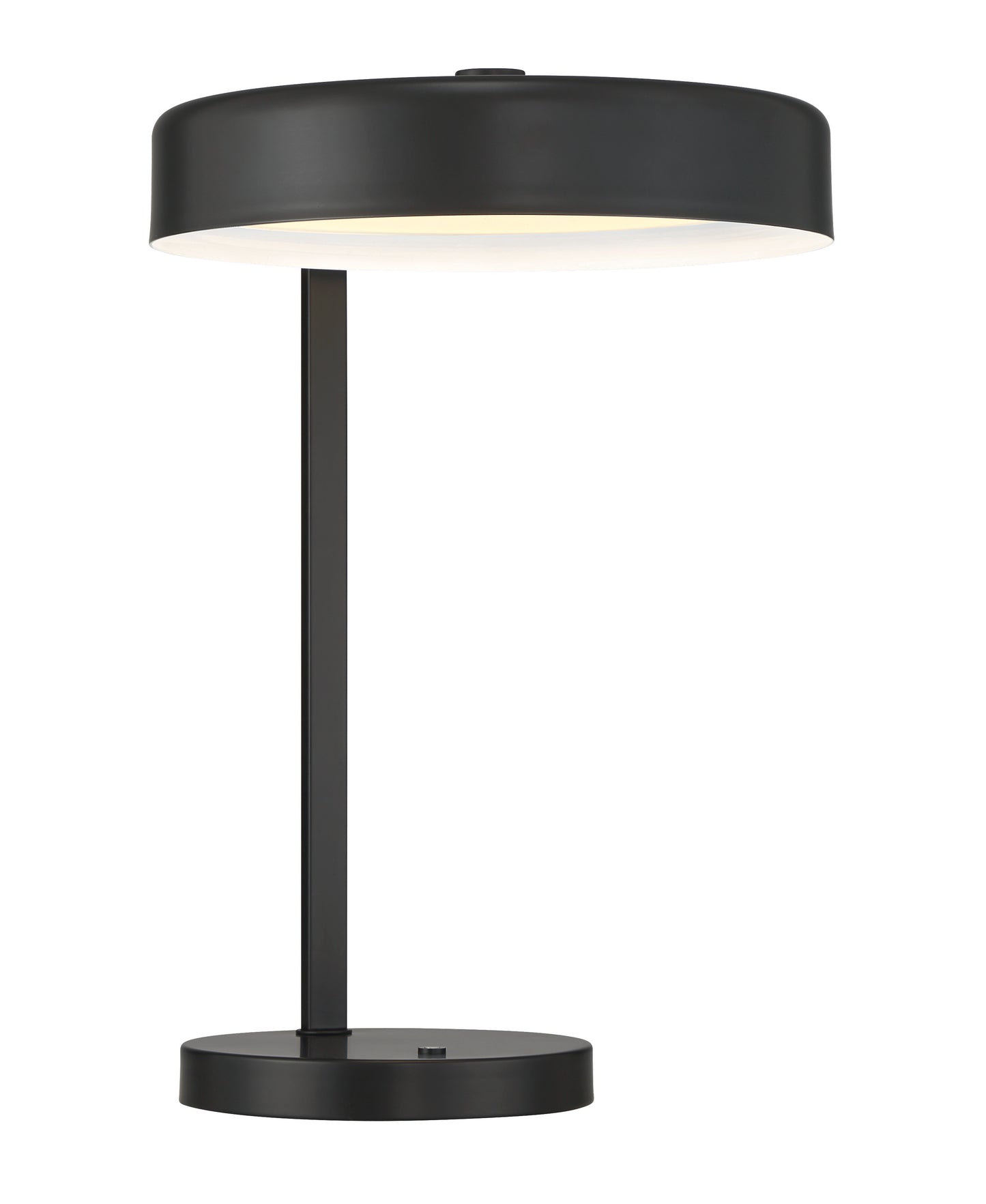87019FB-T - Keeva 1 Light 17" High Table Lamp - Flat Black