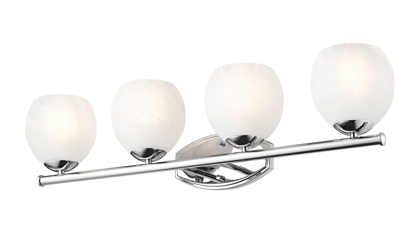 1963-4V-CH - Colette 4 Light 32" Vanity - Chrome