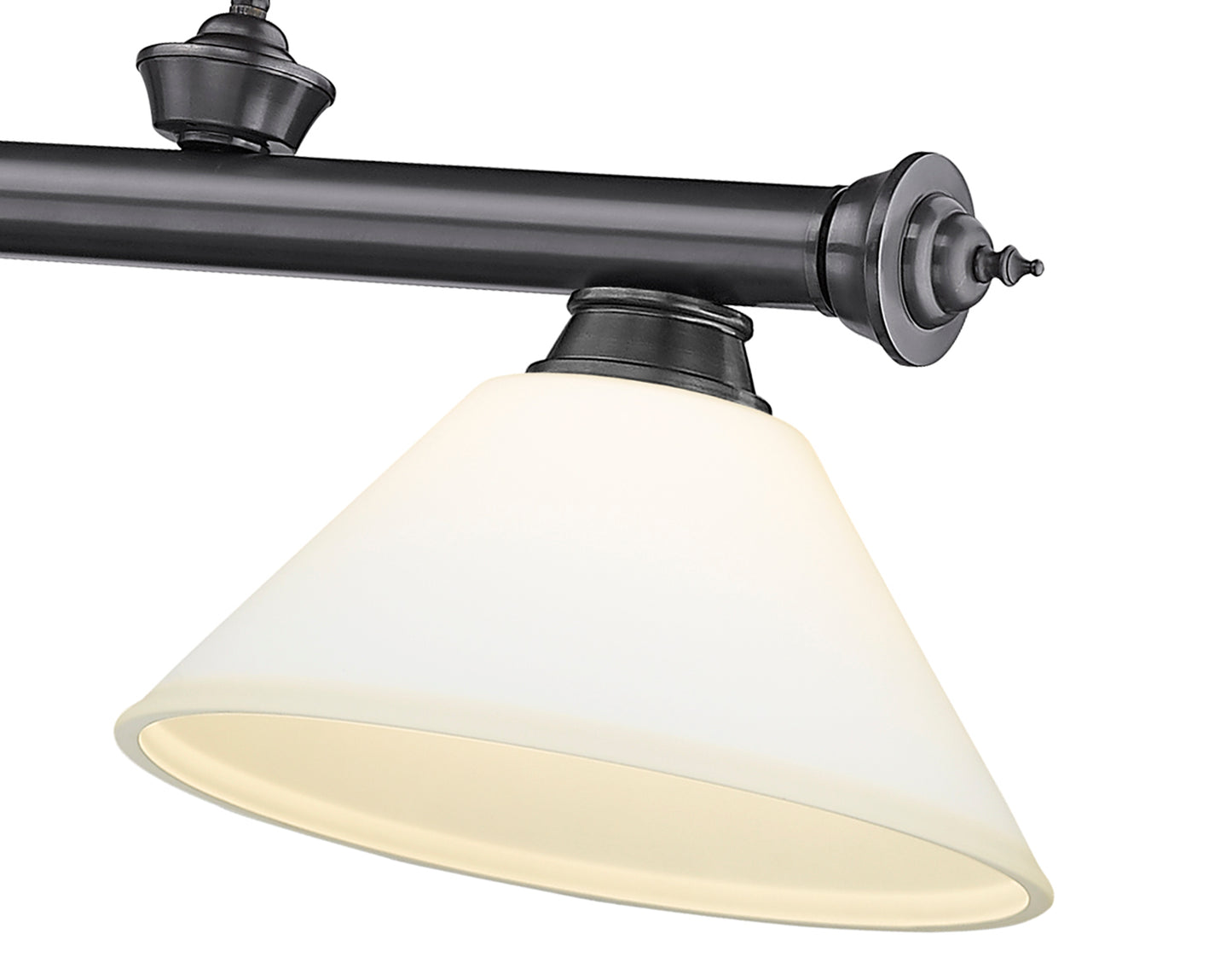 2306-3BP-AMO14 - Cordon 3 Light 57" Billiard - Bronze Plate