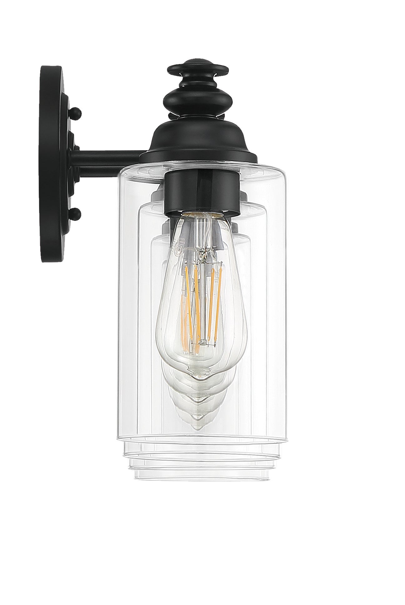 49804-FB-C - Dardyn 4 Light 30" Wide Vanity Light - Flat Black