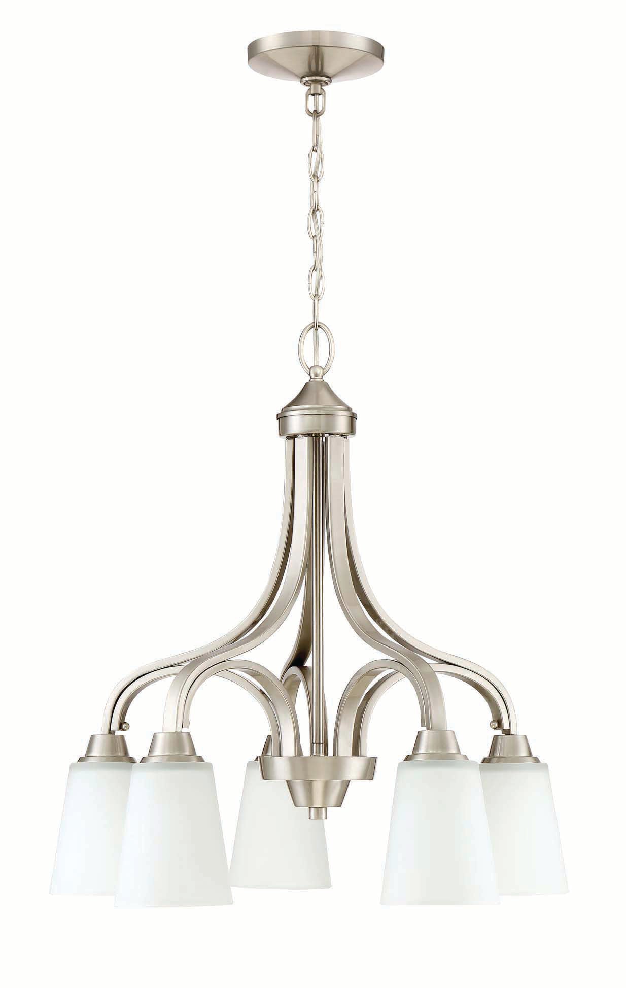 41915-BNK - Grace 5 Light 24" Wide Chandelier - Brushed Nickel