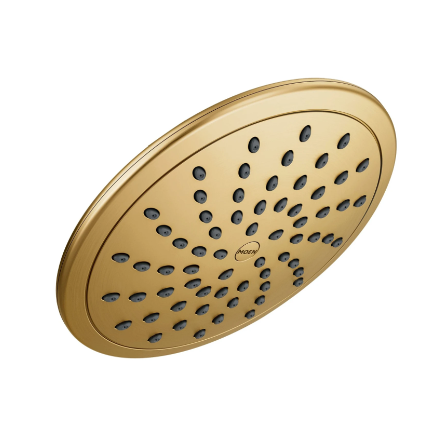 6345EPBG - Moen One-Function 8" Diameter Spray Head Eco-Performance Rainshower - Brushed Gold