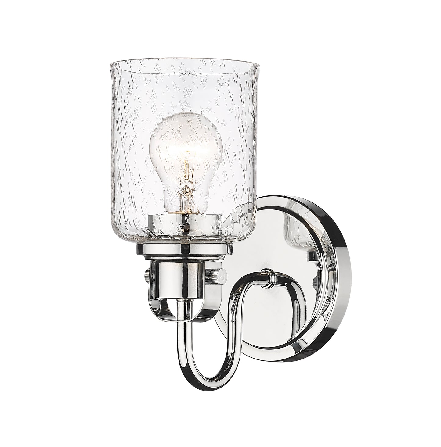 340-1S-CH - Kinsley 1 Light Wall 10" Sconce - Chrome