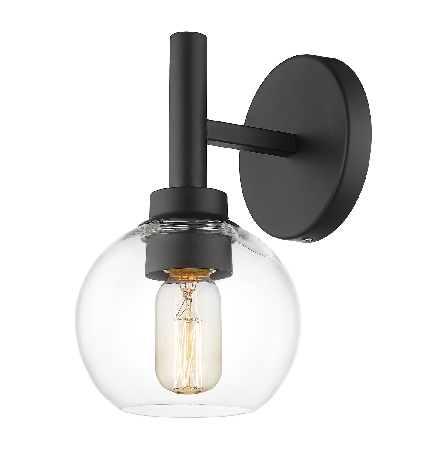 7502-1S-MB - Sutton 1 Light Wall 10" Sconce - Matte Black