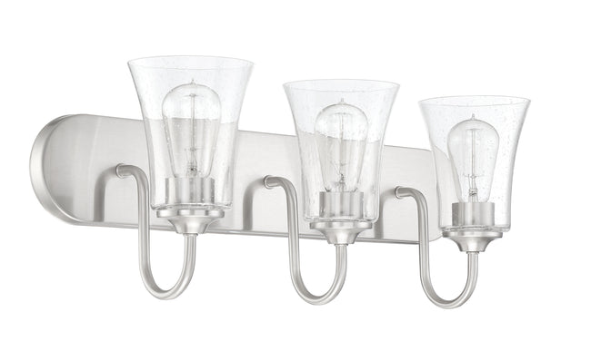 50403-BNK - Gwyneth 3 Light 24" Wide Vanity Light - Brushed Nickel