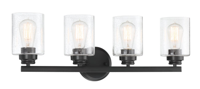 50504-FB - Bolden 4 Light 25" Wide Vanity Light - Flat Black