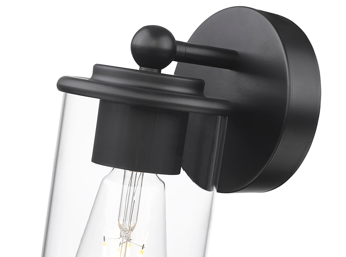 742-1S-MB - Thayer 1 Light Wall 9" Sconce - Matte Black