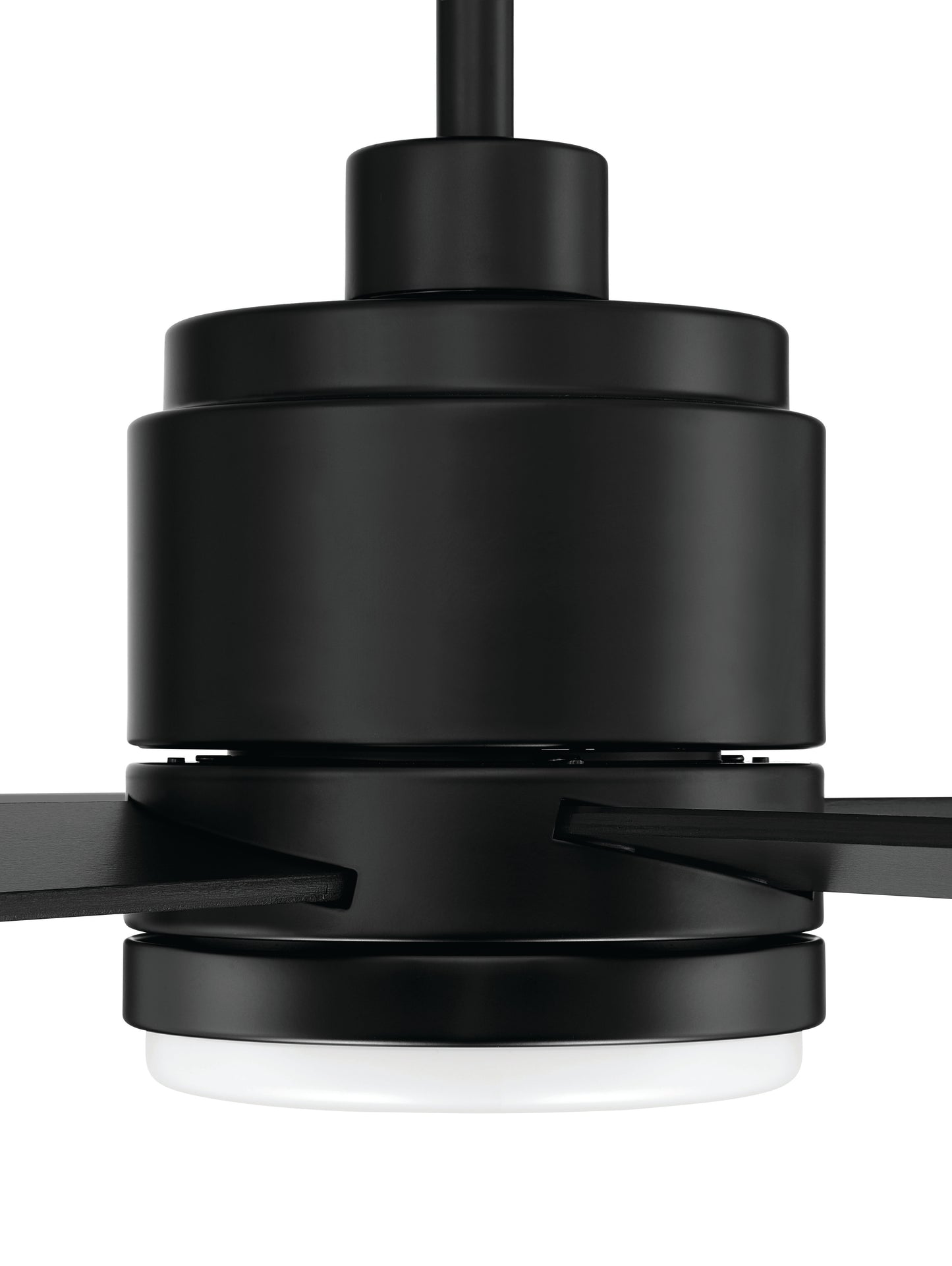 MCY60FB4 - McCoy 60" 4-blade ceiling fan with 2-wire HW wall control 60" 4 Blade Ceiling Fan with Light Kit - Flat Black