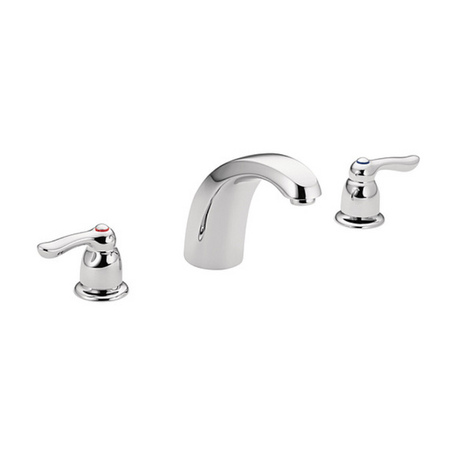 T994 - Chateau Two-Handle Low Arc Roman Tub Faucet - Chrome