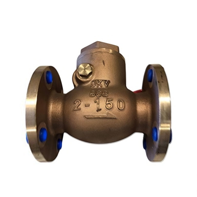 M101763 - 2" Bronze Swing Check Valve - Class 150 - Flanged Connection