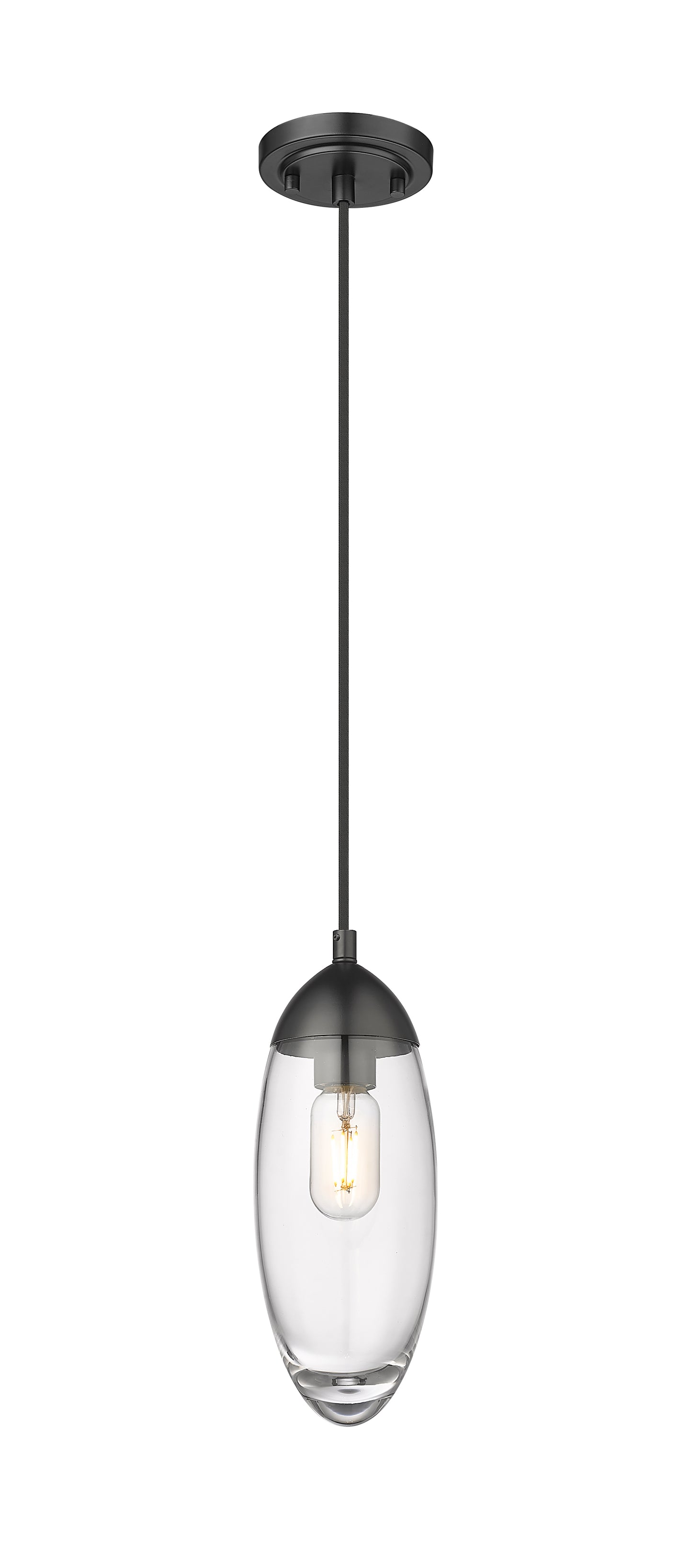 651P-MB - Arden 1 Light 4" Pendant - Matte Black