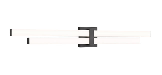 1008-40W-MB-LED - Zane 2 Light 40" Vanity - Matte Black