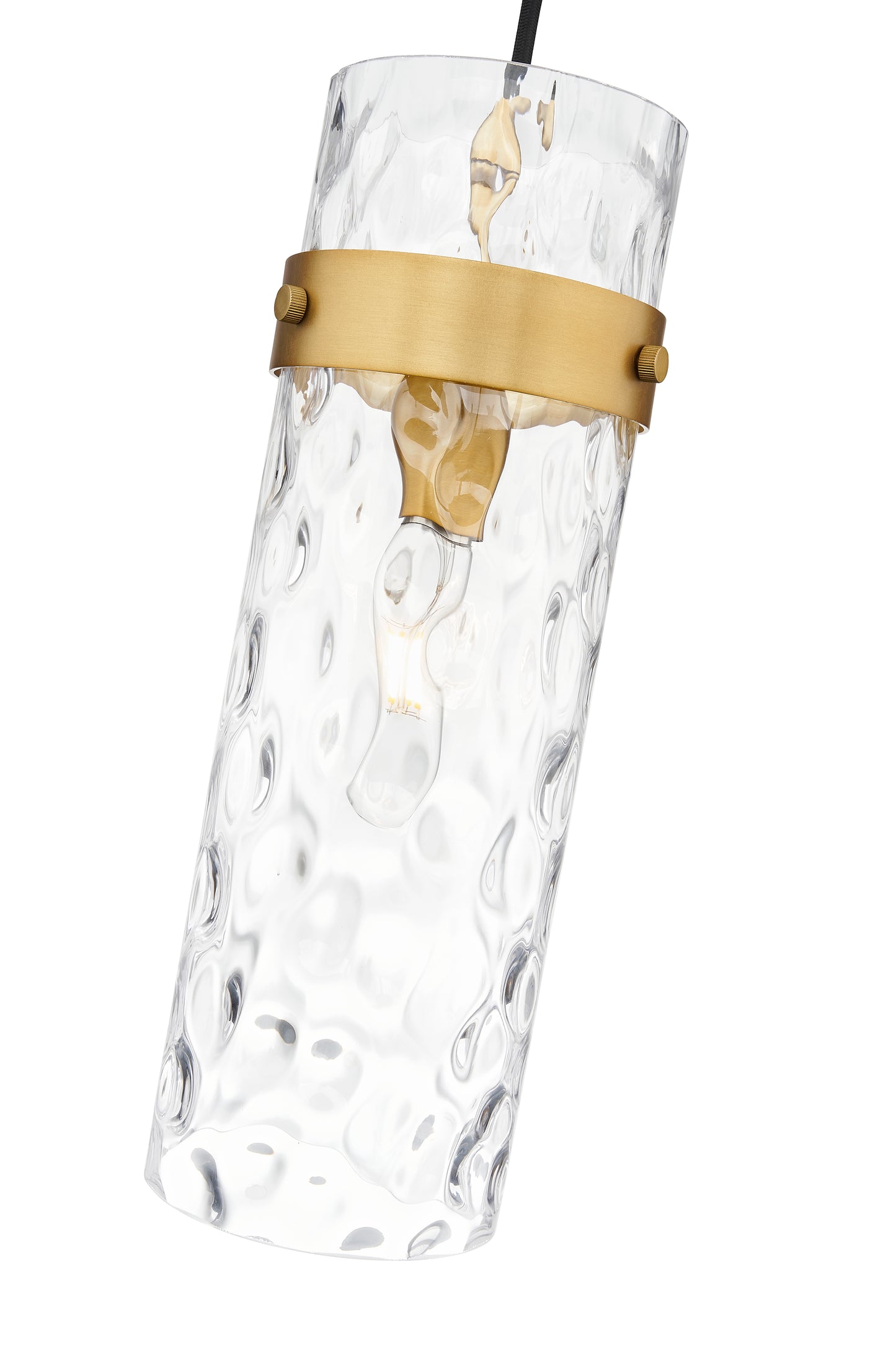 7002P5-RB - Fontaine 1 Light 6" Pendant - Rubbed Brass