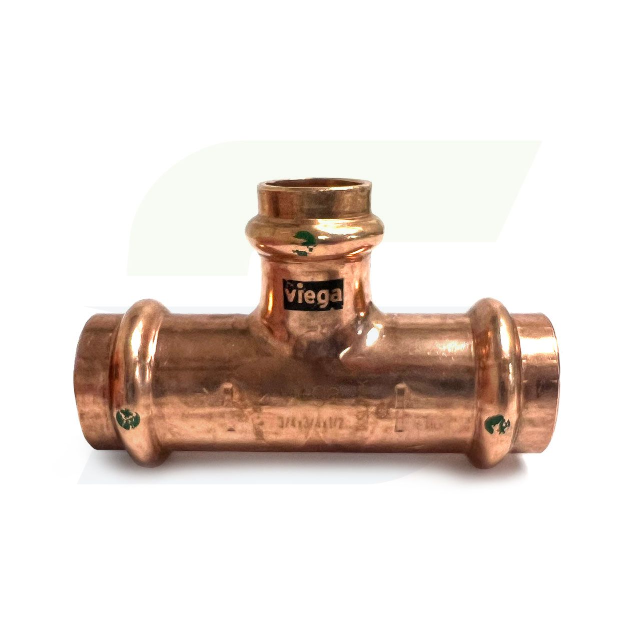 77402 - 3/4" x 3/4" x 1/2" ProPress Copper Tee