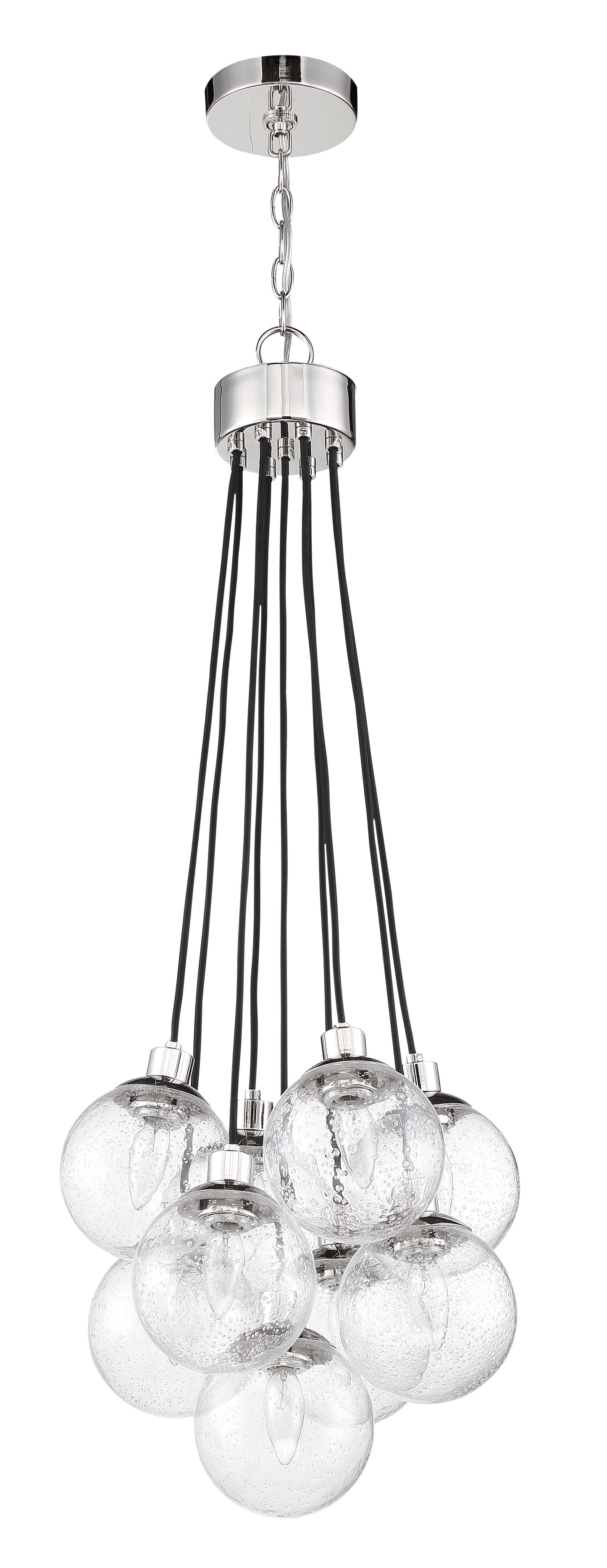 53399-CH - Que 9 Light 16" Wide Pendant - Chrome