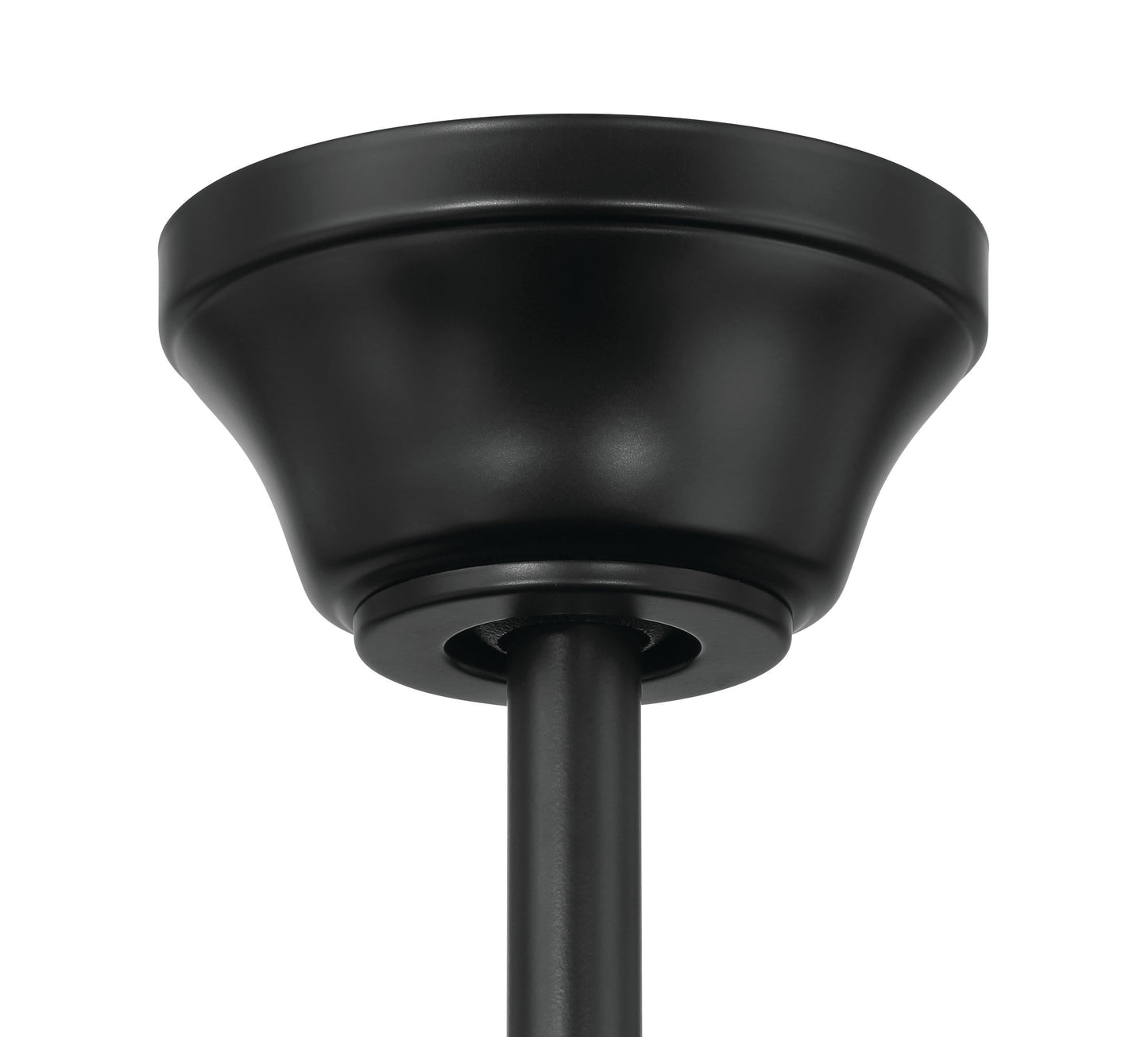 ECF104FB5-FBGW - Eos Clear 4 Light 52" 5 Blade Ceiling Fan with Light Kit - Flat Black