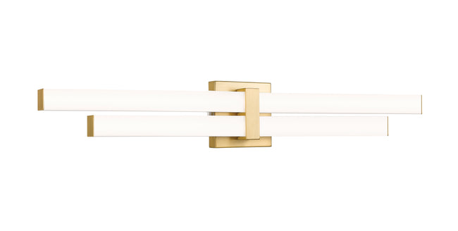 1008-32W-MGLD-LED - Zane 2 Light 32" Vanity - Modern Gold