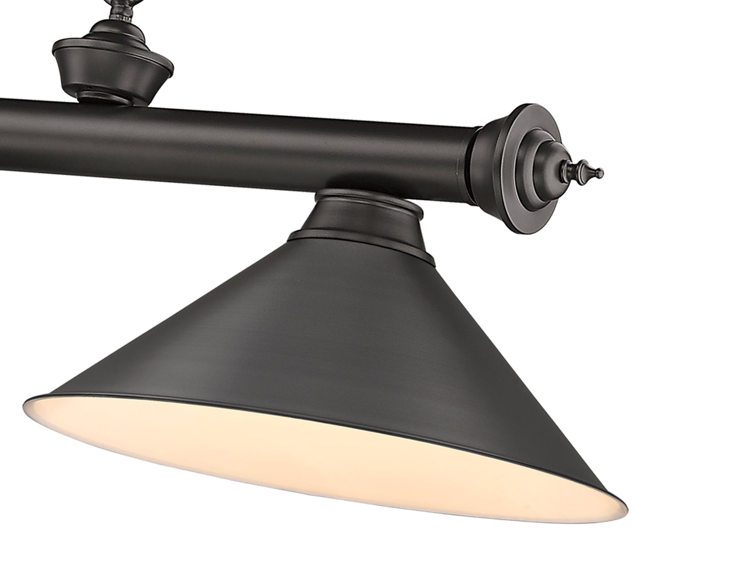 2306-3BRZ-BRZ15 - Cordon 3 Light 57" Billiard - Bronze