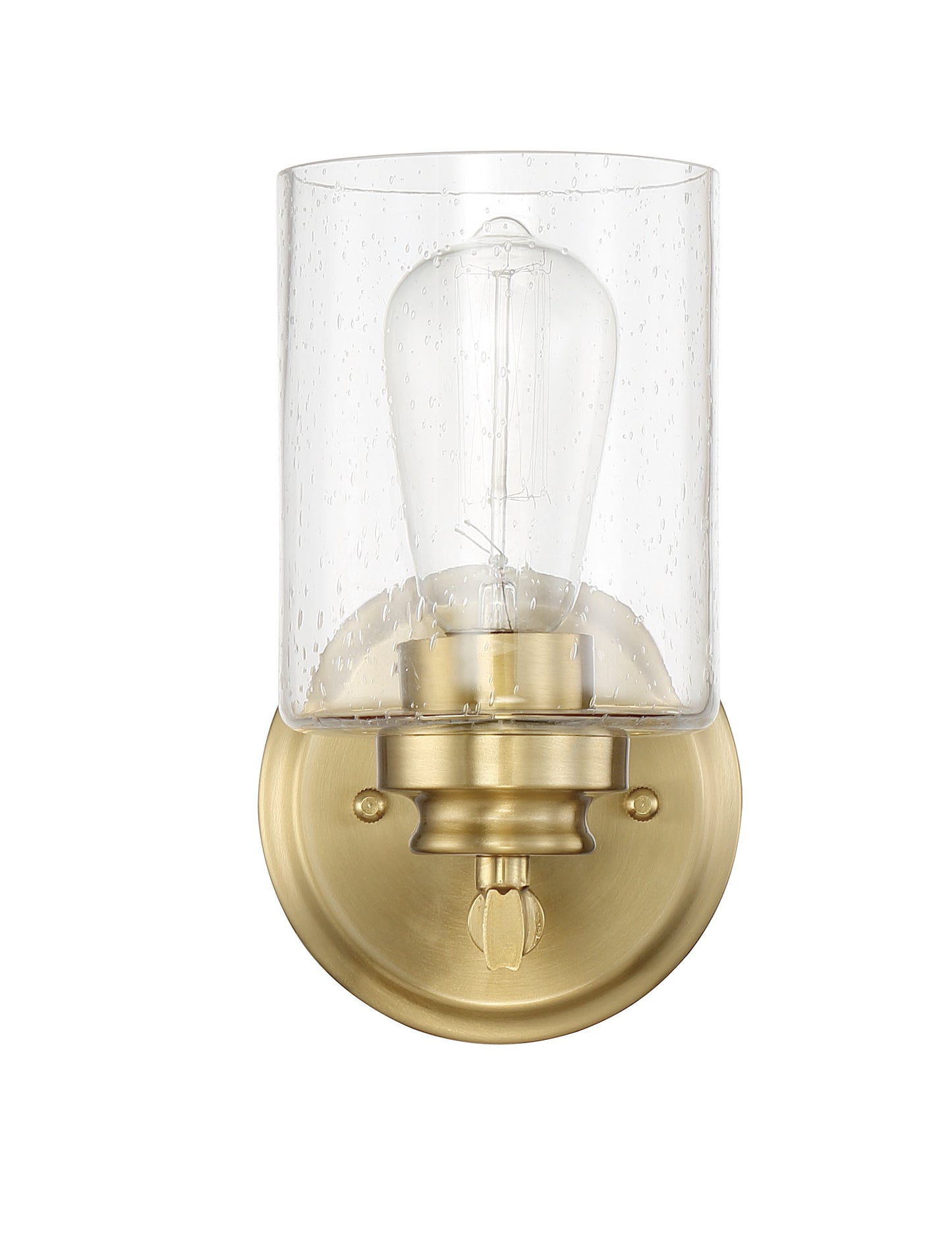 50501-SB - Bolden 1 Light 8.5" High Wall Sconce - Satin Brass