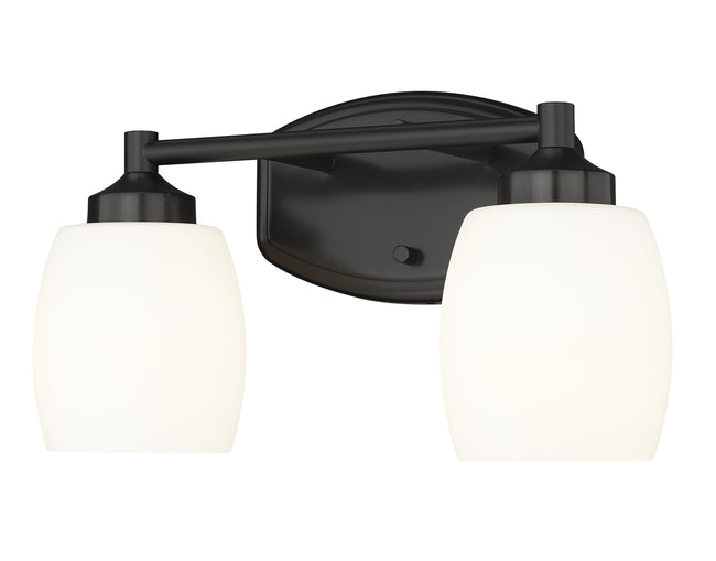 745-2V-MB - Kendrick 2 Light 14" Vanity - Matte Black