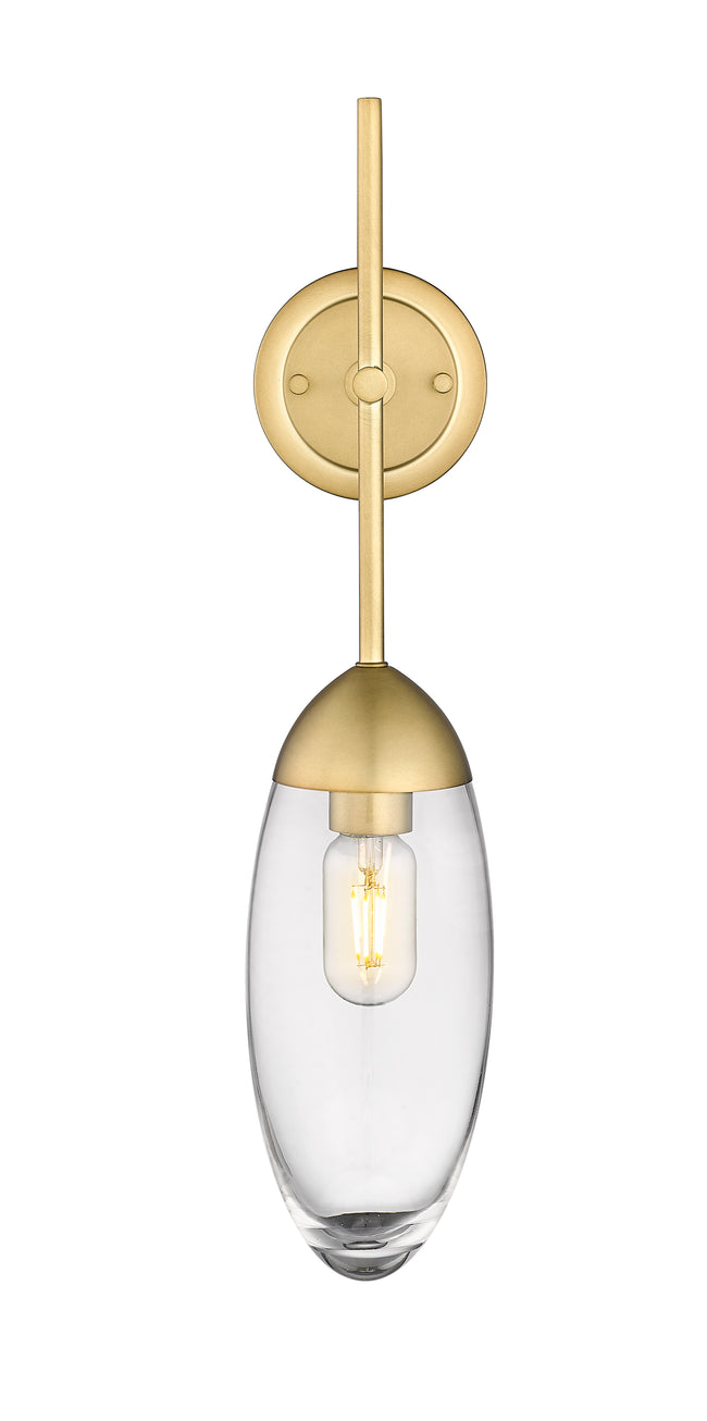 651S-RB - Arden 1 Light Wall 22" Sconce - Rubbed Brass