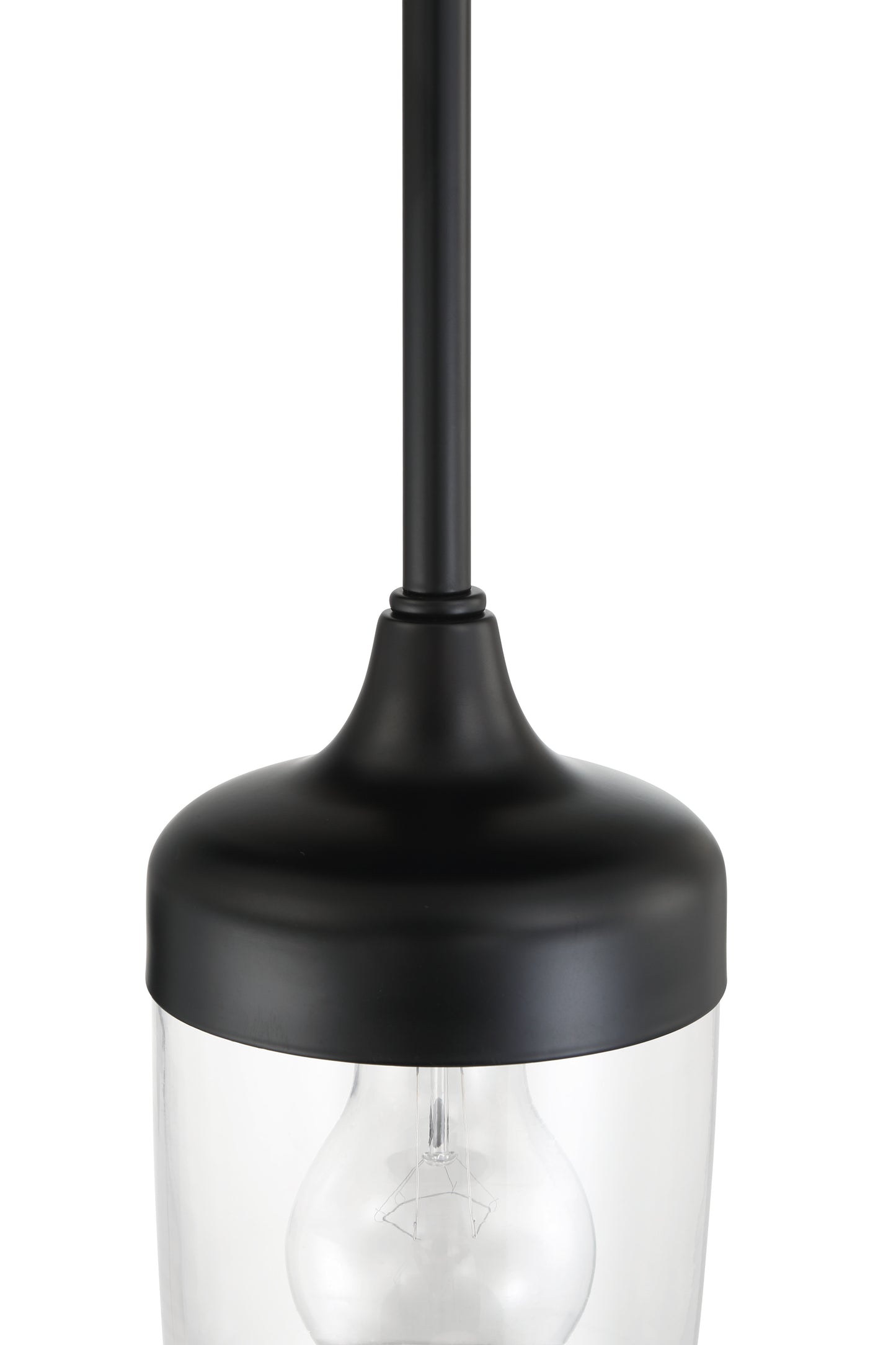 58191-FB - Wrenn 1 Light 5.12" Wide Mini Pendant - Flat Black