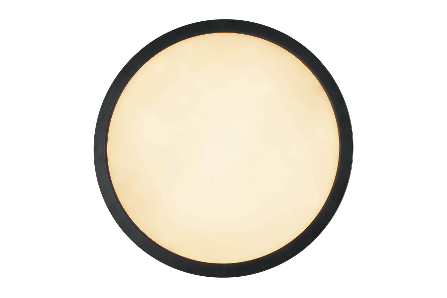 X9412-FB-LED-5CCT - Slim Line II 1 Light 12" Wide Flush Mount - Flat Black