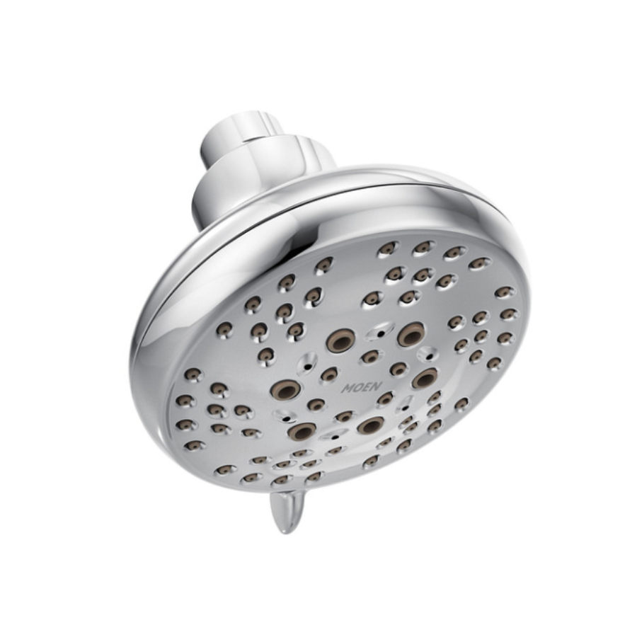 CL26500EP - Five-Function 4" Diameter Spray Head Eco-Performance Showerhead - Chrome