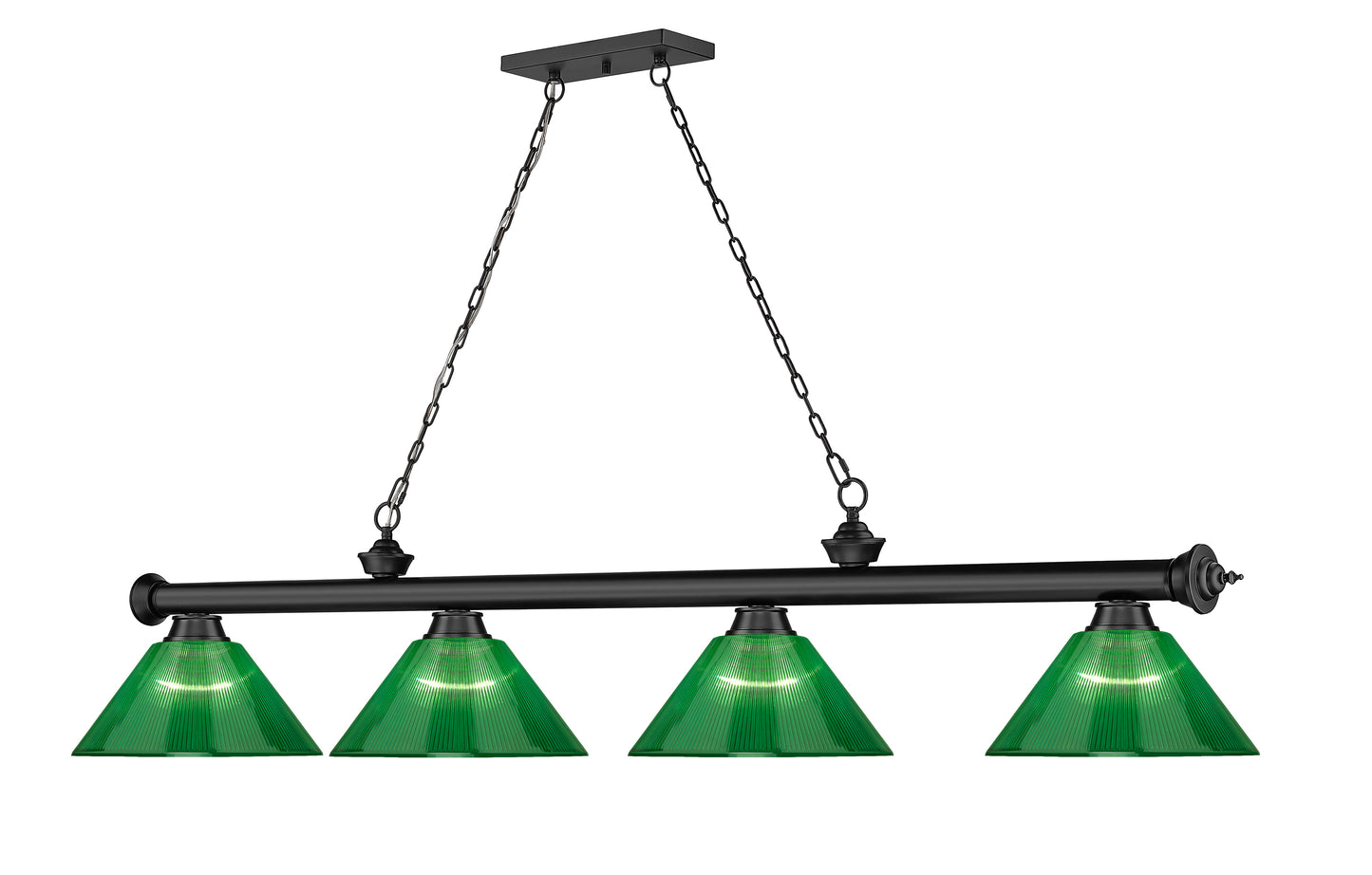 2306-4MB-ARG - Cordon 4 Light 81" Billiard - Matte Black