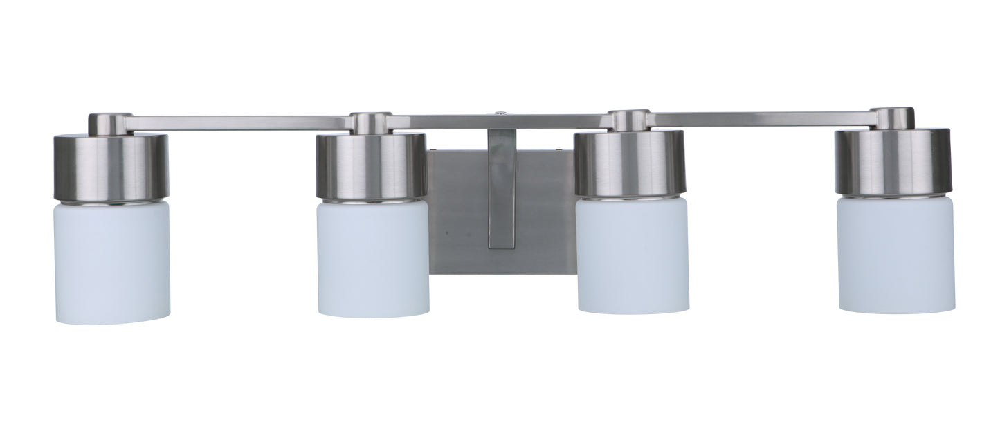 12331BNK4 - District 4 Light 31" Wide Vanity Light - Brushed Nickel