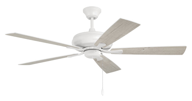 ECF52W5-WWOK - Eos 52" 5 Blade Ceiling Fan with Light Kit - White