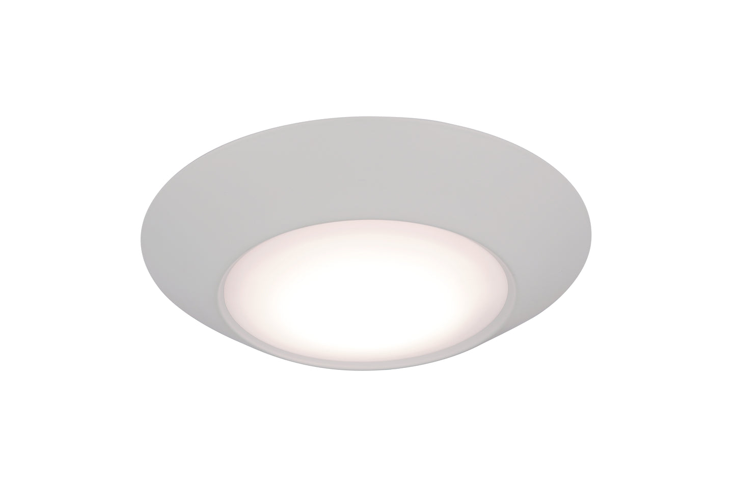 X9306-W-LED-5CCT - LED Flush 7.5" Wide Flush Mount - White